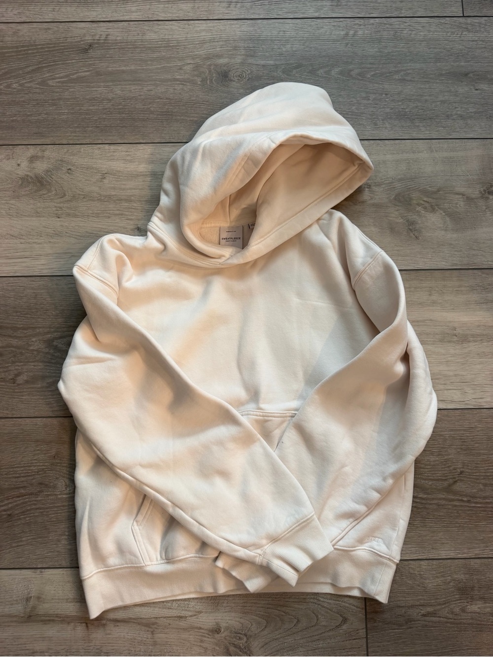 Aritzia Women's Cream Hoodie - Cozy Pullover